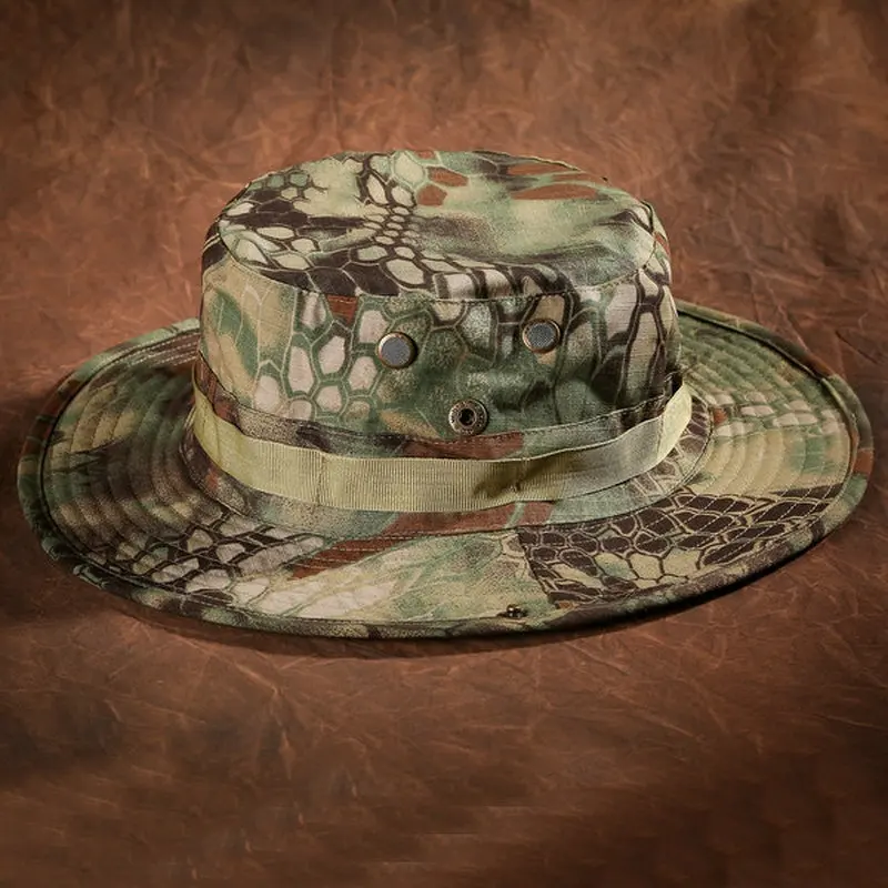 

Combat hat, training hat, round-brimmed hat, male fisherman hat, camouflage penney hat, male camouflage hat, male tactical hat