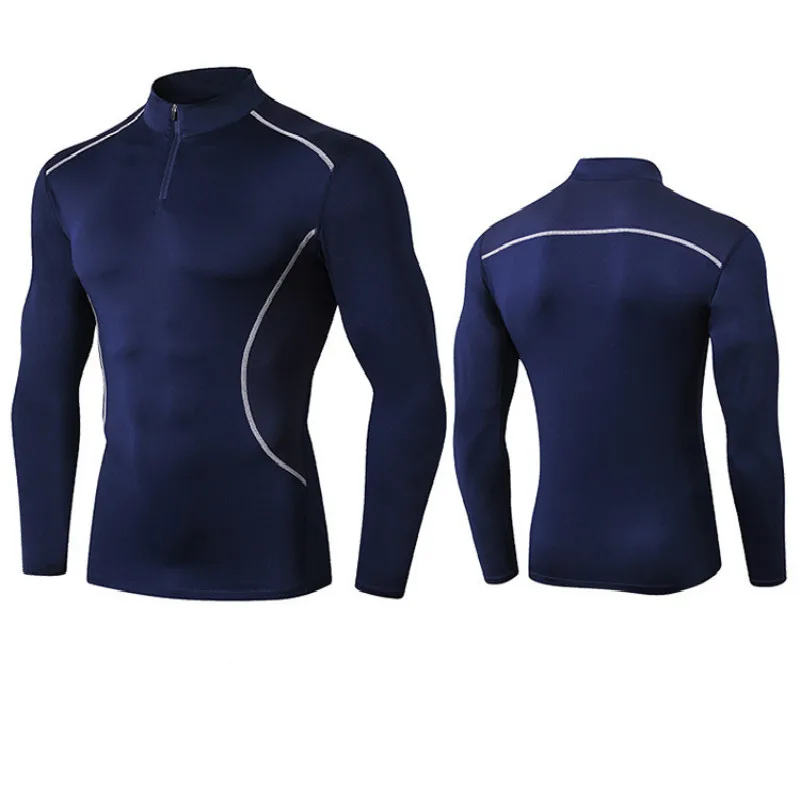Мужские футболки с длинным рукавом для бега сетчатые дышащие компрессионные на