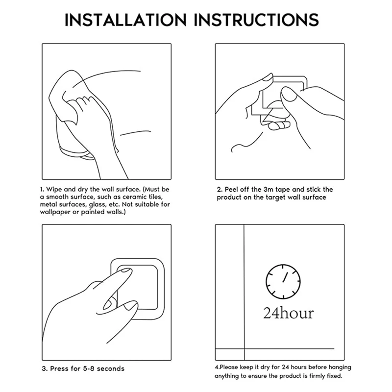 Кольцо для полотенец/держатель полотенец рук-самоклеящаяся круглая вешалка