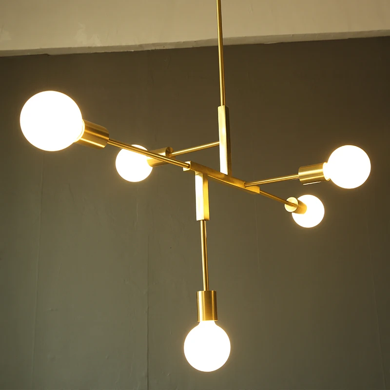 Винтажная Лофт ретро люстра-спутник для кухни бара столовой спальни Декор