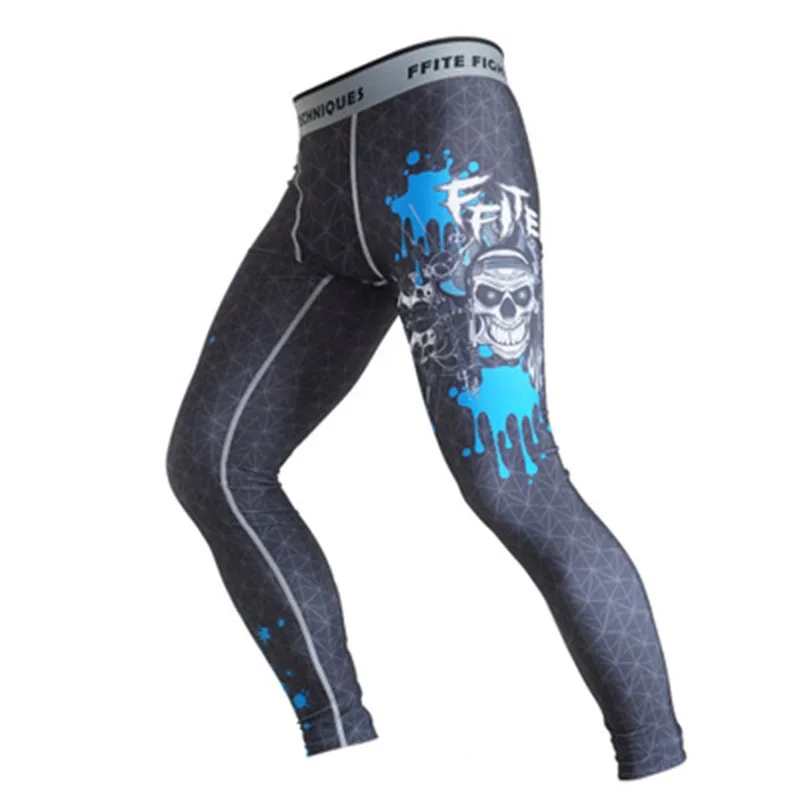 

Спортивные мужские компрессионные штаны для бега, спортзала, фитнеса, боди-шейпер, тренировочные брюки, трико, быстросохнущие брюки