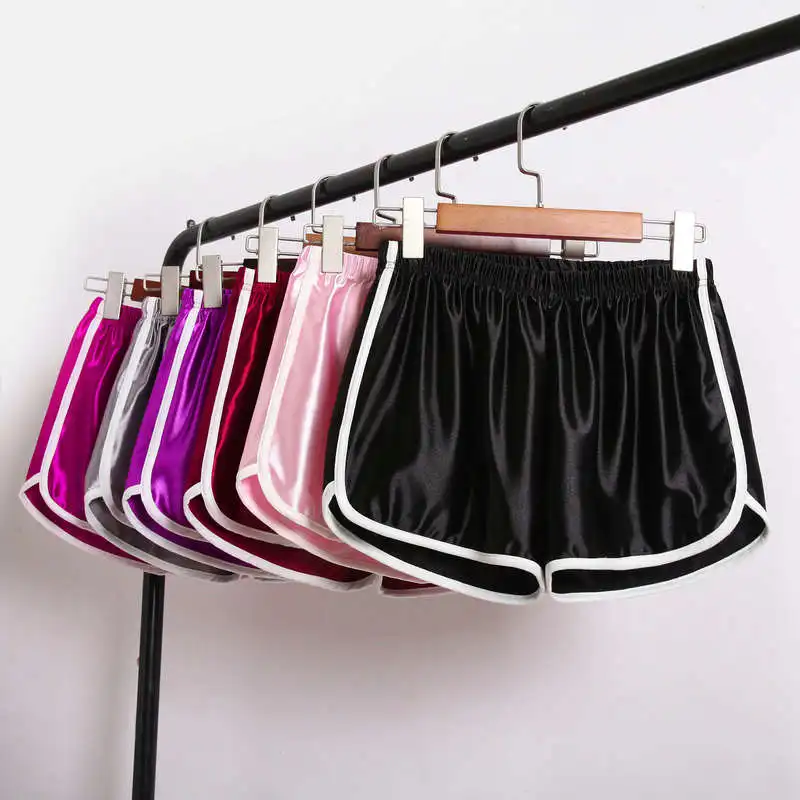 Шорты женские свободного покроя для фитнеса и тренировок в стиле пэчворк