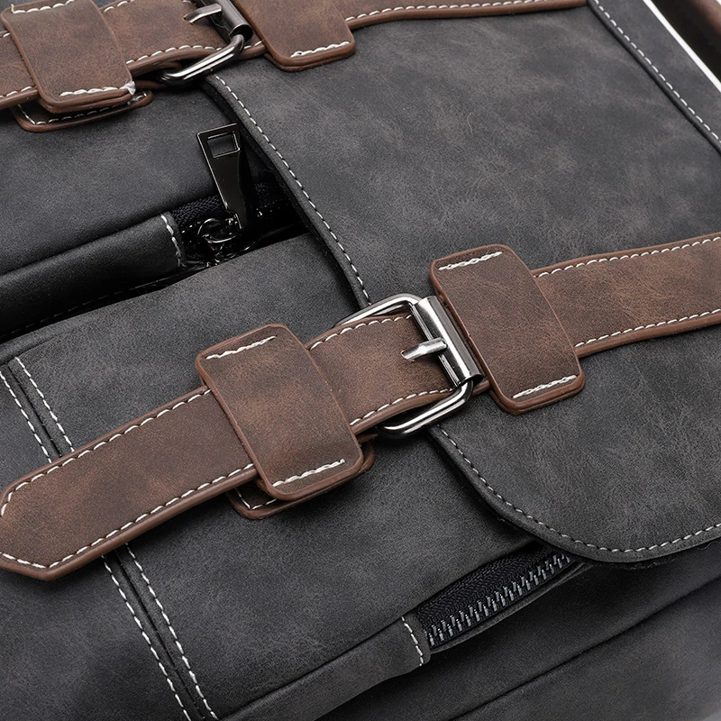 Мужские винтажные кожаные сумки США West Cowboy повседневная кожаная сумка мужские