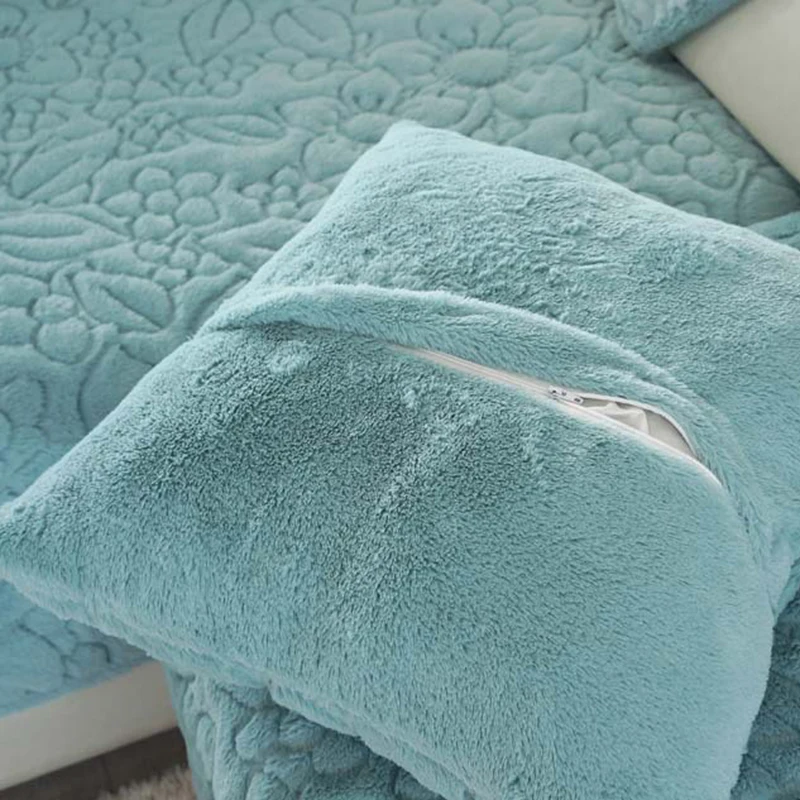 

Sofa Towel Winter Warm Plush Sofa Cover for Living Room Non-slip Couch Slipcover Seat Protector Sofa Cover Pet Dog Kids Sofa Mat