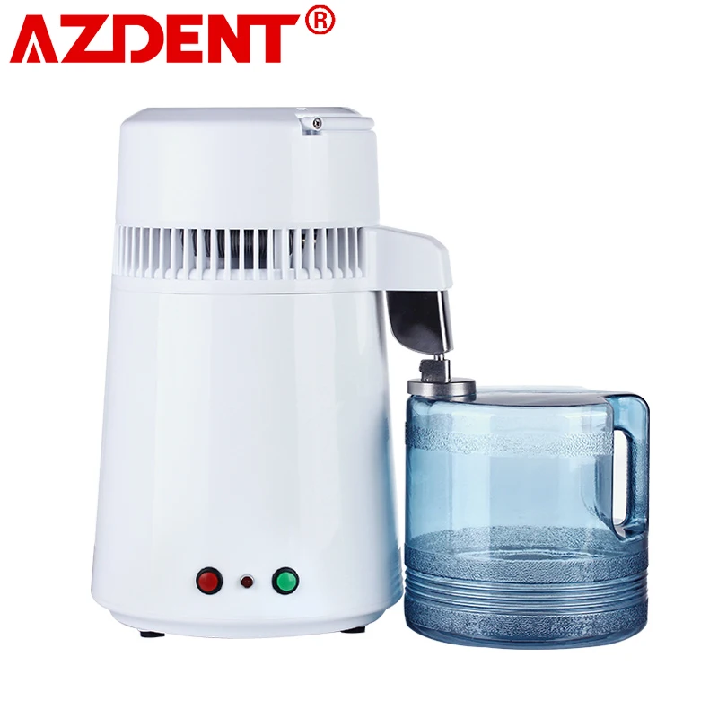 2 кнопки 4L дома чисто дистиллятор фильтр машина дистиллированная вода зубные
