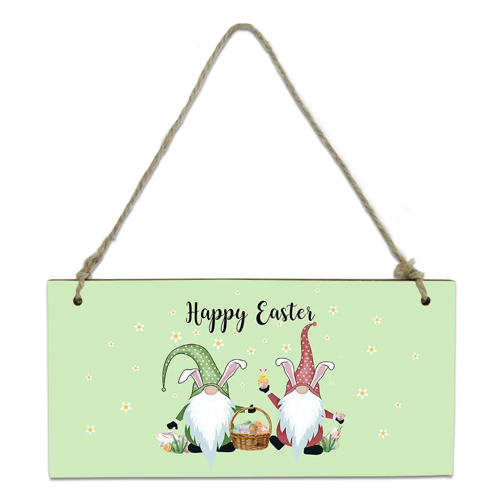 Пасхальные украшения для дома карликовые кролик яйцо фруктово зеленый стенные