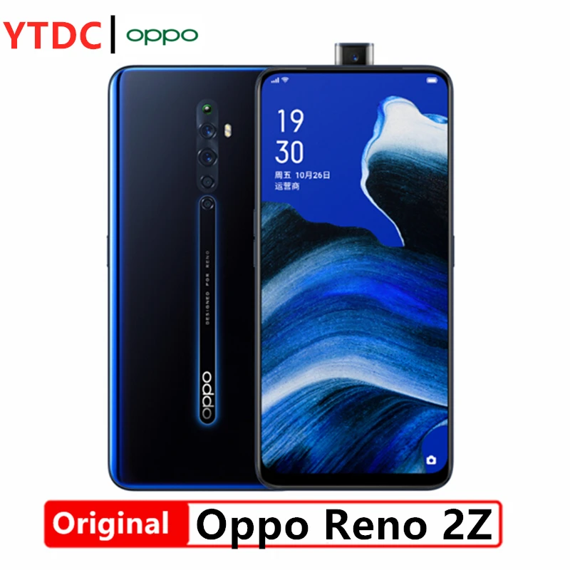 Оригинальный официальный смартфон OPPO RENO 2Z MTK Helio P90 8 ГБ ОЗУ 128 Гб ПЗУ 48 МП 6 5 дюйма