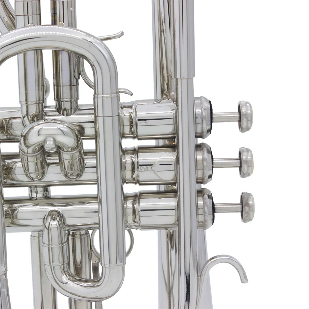 Ammoon Профессиональный Bb плоский Корнеты духовых инструментов с сумкой чехол