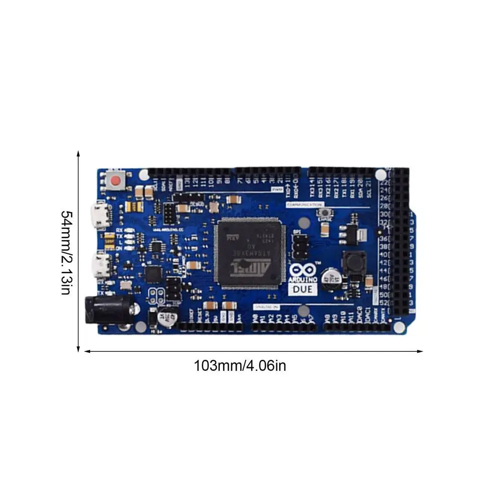 

DUE R3 Board AT91SAM3X8E Chip Development Board 32-bit ARM Cortex-M3 Control Board Module For Arduino UNO R3 With USB Cable HOT