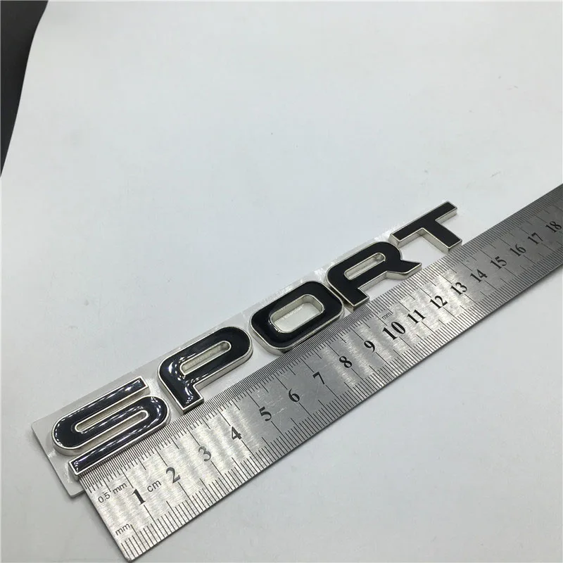 

3D Metal Car Stickers And Decals Rear Trunk Logo Badge Emblem For Land Rover Range Rover Sport Hse Supercharged Car Sticker Auto