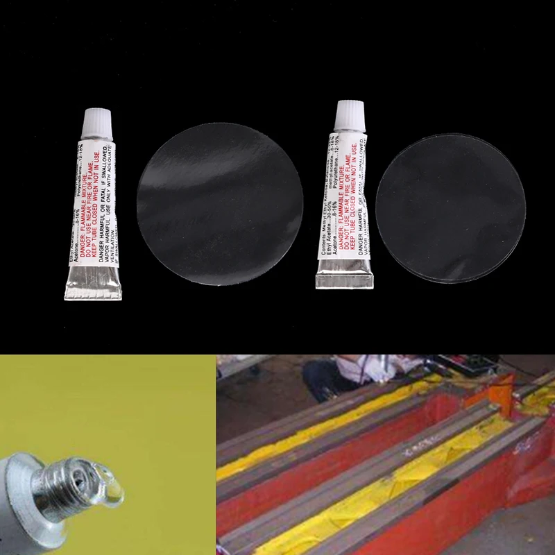 

2Pcs/set Repair glue Overhaul patch + glue Inflatable bed pool boat sofa Repair glue Intex repair package Pool & Accessories