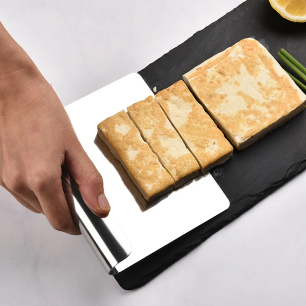 Нержавеющая сталь тесто для пиццы ножи тортов тофу скребок Кондитерские фрезы