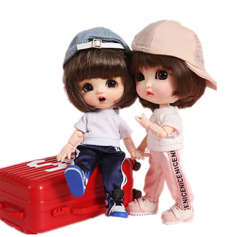 Одежда для куклы Obitsu11 BJD детские штаны буквы спортивные тренировочные OB11 1/12