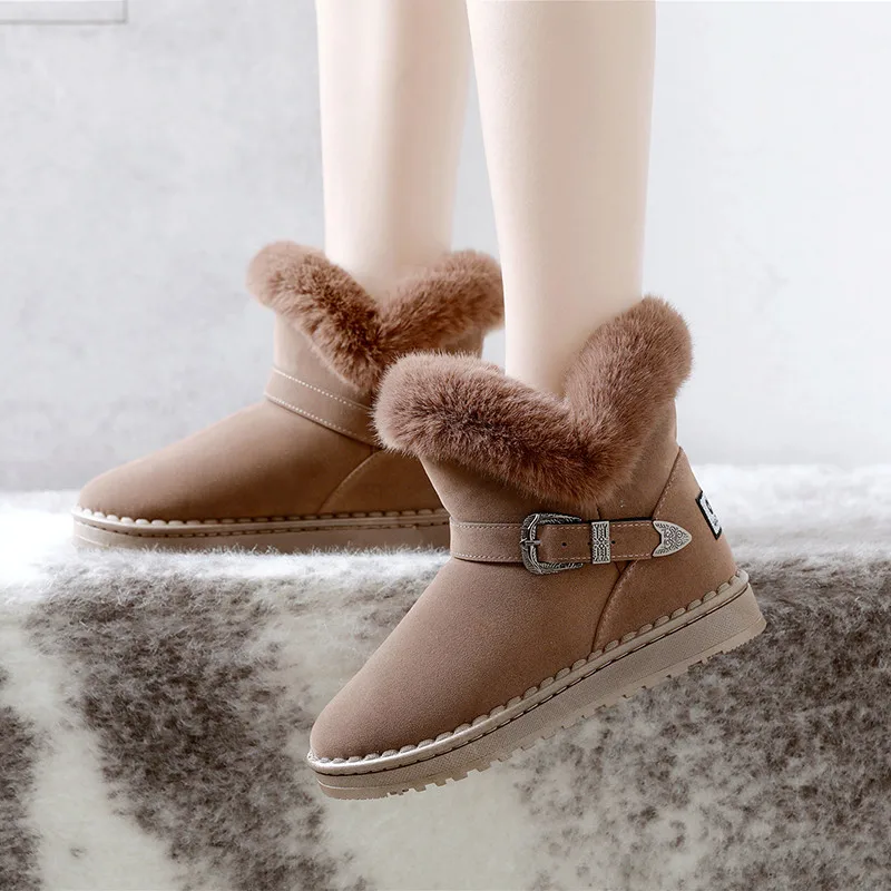 

High Top Women Winter Sneakers Super Warm Running Woman Shoes Thick Velvet Women's Snow Boots Waterproof Female Walking Jogging