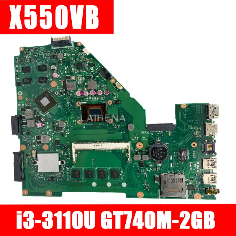 X550CC материнская плата для ноутбука Asus REV2.0 X550CL Y581C X552C платы с i3 3217U процессор GT740 2 г
