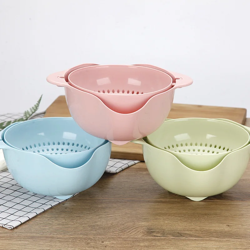 Бытовая двойная пластиковая дренажная корзина ленивый поднос для конфет Фрукты