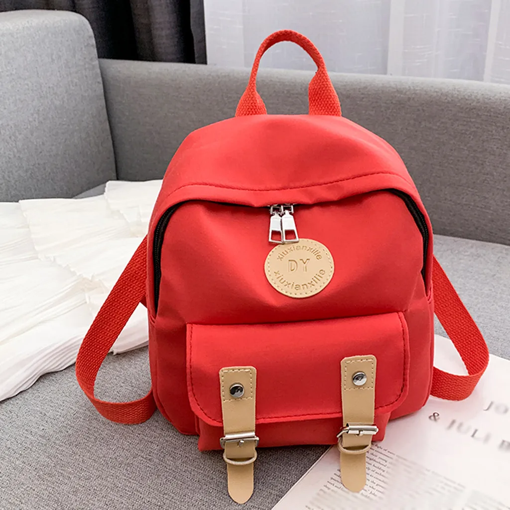 

New Women Backpack Printing Bag For Women Mini School Backpack For College Student Travel Bag Mochila Yellow