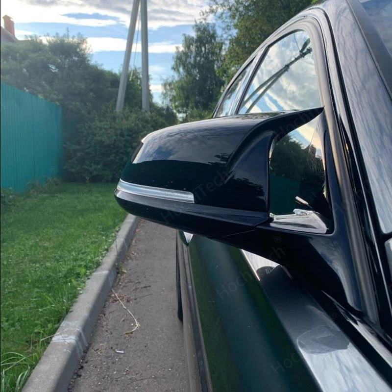 

Rearview Mirror Cover Side Wing Rear View Mirror Case Cover Glossy Black For BMW serie 1 2 3 4 F20 F21 F22 F30 F32 F36 X1 F87 M3