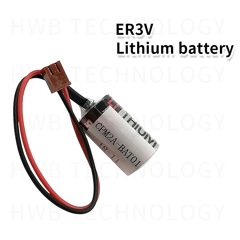 10pcs 100% Original NEW Batteries ER3V JZSP-BA01 For OMRON CPM2A-BAT01 3.6V 1A PLC Battery With Plug Free Shipping | Электроника