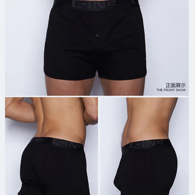 Женские Молодежные трусы-боксеры на пуговицах Модные Классические хлопковые