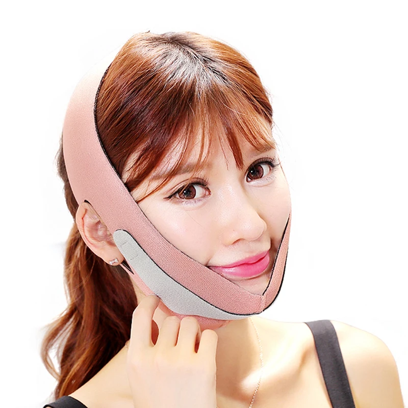 

Full Cover V Face Strap Lift Belt Facial Shape Line Chin Cheek Lifting Bandage Graphene V Face Skin Care Anti Wrinkle Bandage