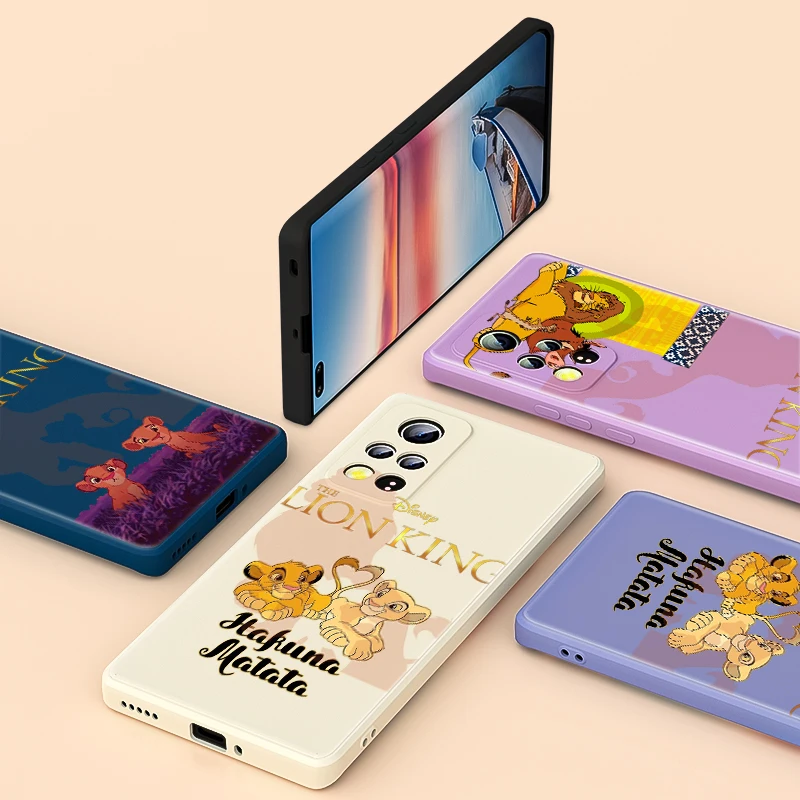 

The Lion King Cute For Honor 50 SE V40 30 30S 20 20E 20S Lite Pro Plus 5G Phone Case Liquid Silicone Soft TPU Cover