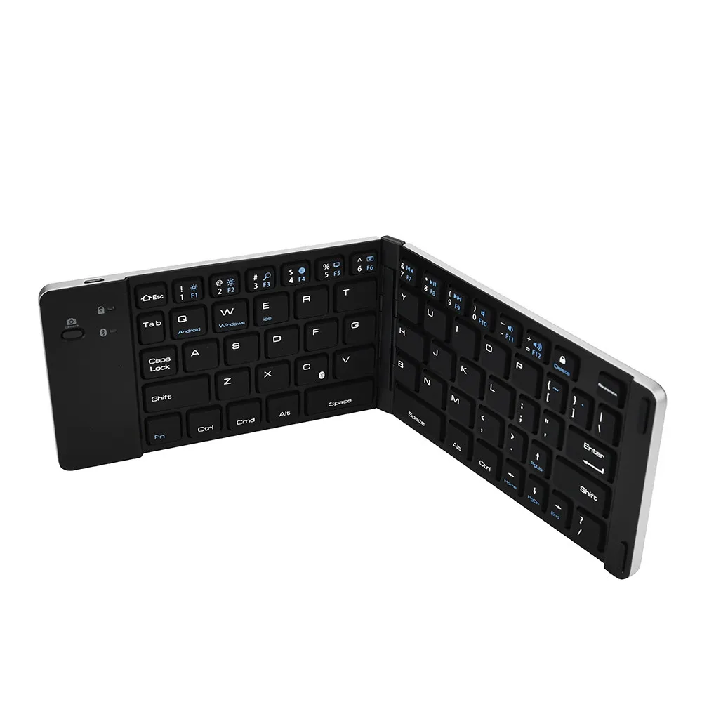 Клавиатура игровая ультра тонкая Складная Bluetooth клавиатура портативная мини
