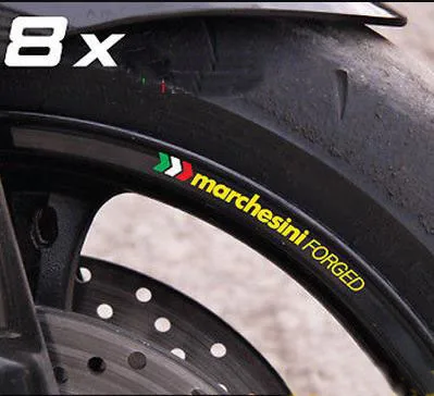 8 шт. стайлинга автомобилей 17 &quotобода колеса шины Стикеры мотоцикл клейкие ленты