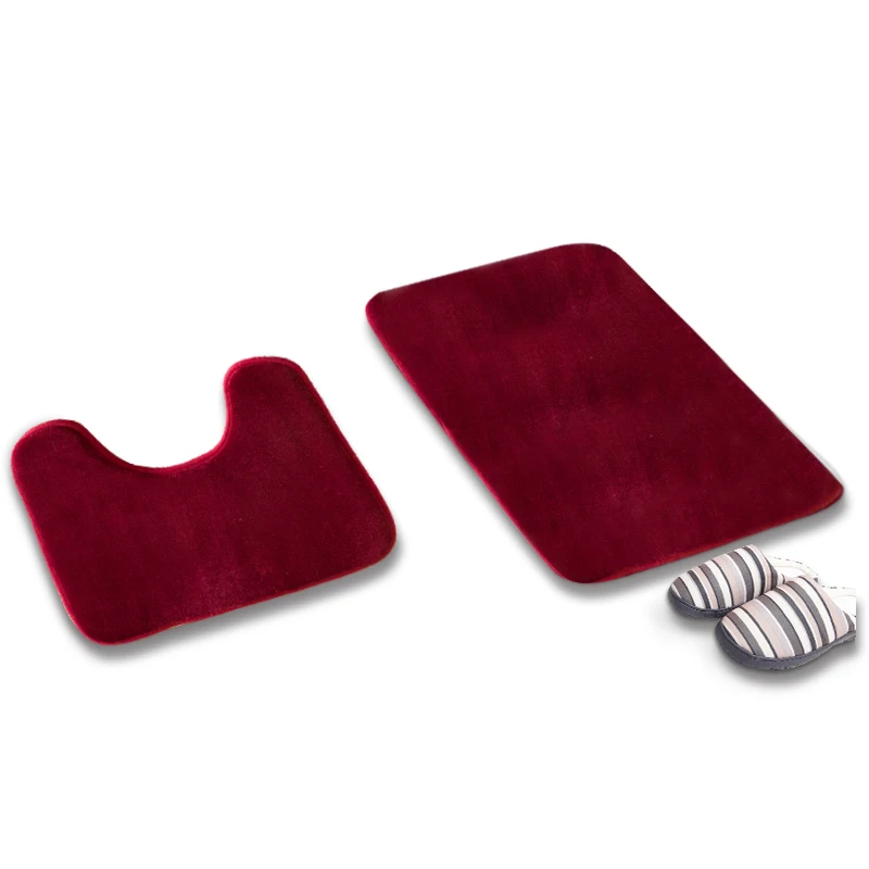 Miglior Tappeto Shaggy Toilette 2 Pz/set Tappetino Da Bagno Tappeto Morbido Soggiorno Tappetino Bagno Antiscivolo Tappeto Bagno Antiscivolo Wc Mat W