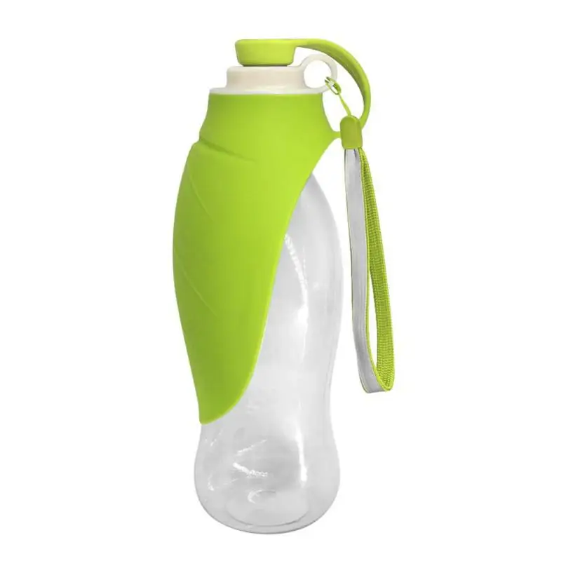 Leaf Shape Water Fountain Portable Bottle for Pet Dogs Outdoor Drinking | Дом и сад