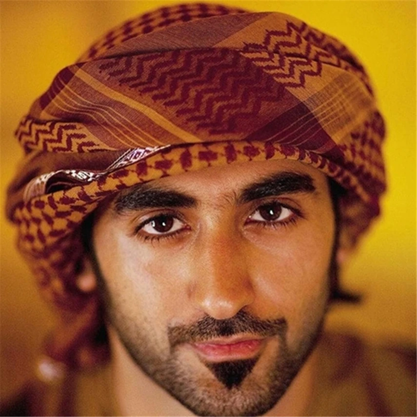 

Saudi Arabia Islamic Caps Men Hijabs Square 135*135CM Arab Turban Muslim Prayer Hats 7Color Cotton Scarf for Man Arabic Clothing
