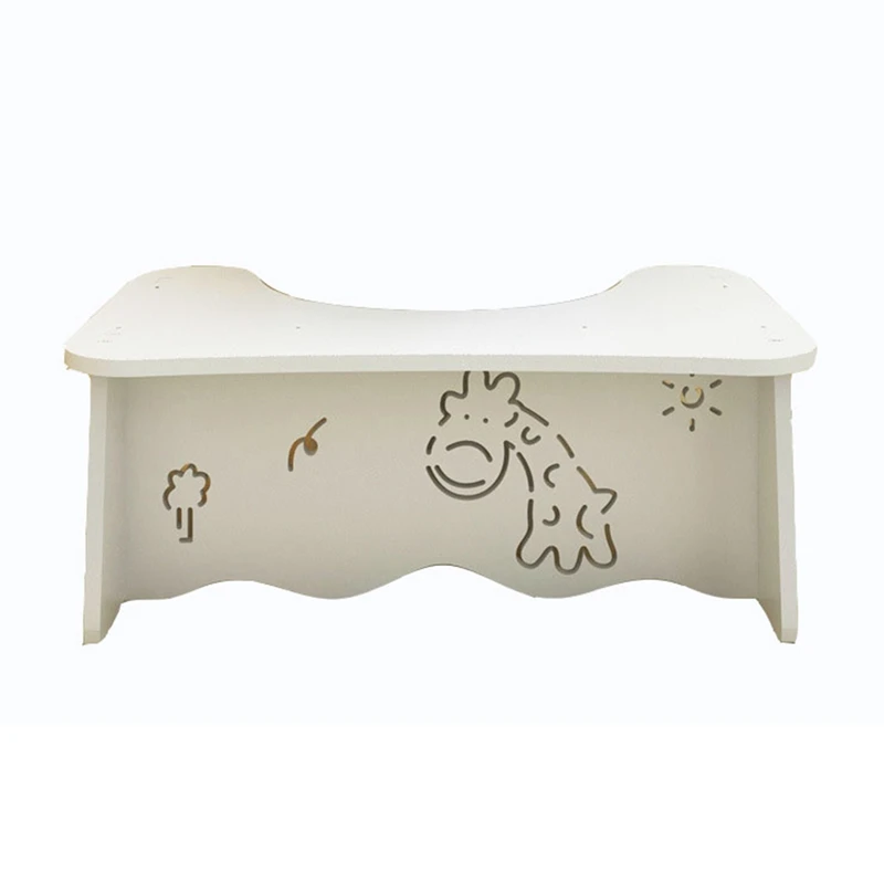 

Portable Squatting Toilet Stool,Wood-Plastic Board Toilet Assistance Steps for Kids/Toddlers/Adults