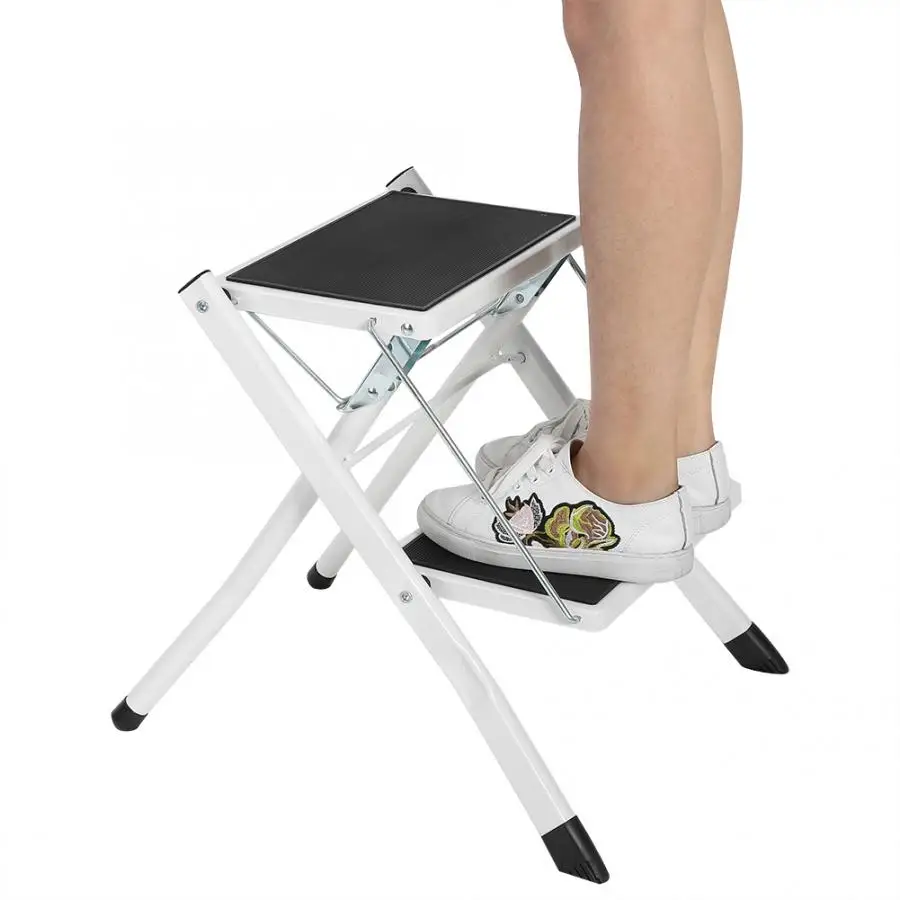 

Folding Step Ladder Anti-Slip Little Giant 2 Tread Safety Step Ladder Folding Step Stools With Tool Tray Step Ladder