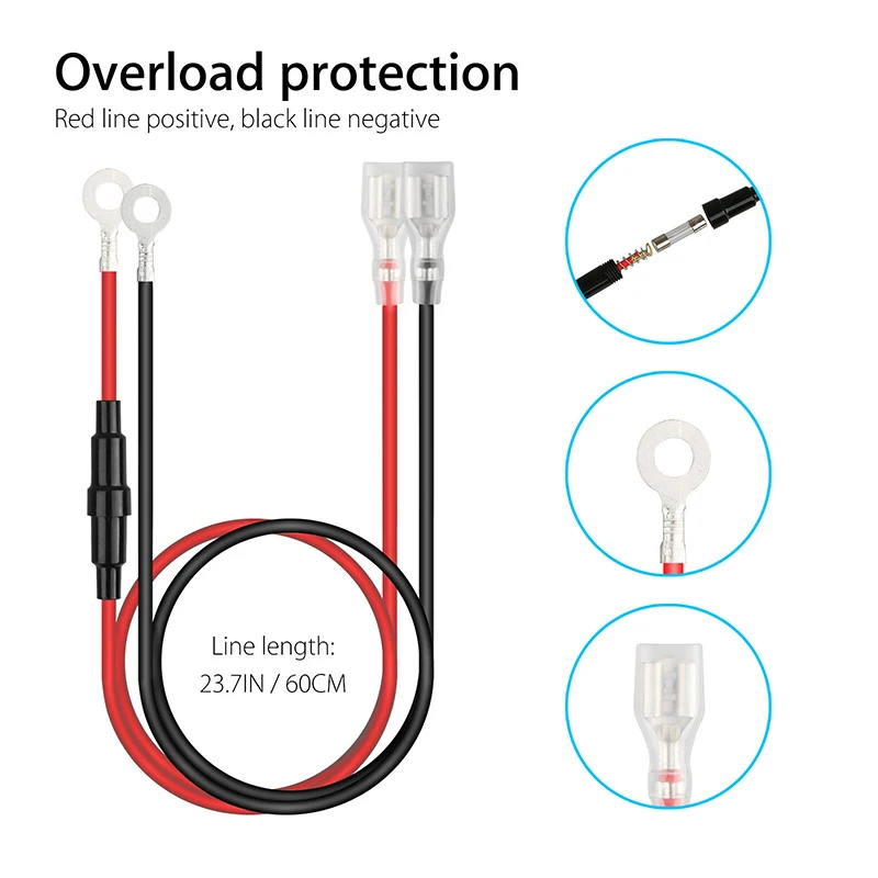 5V 3A Dual USB Car Charger QC 3.0 Cigarette Lighter Socket Splitter Quick Charger Power Adapter Outlet 10A Fuse Metal DC 12V/24V