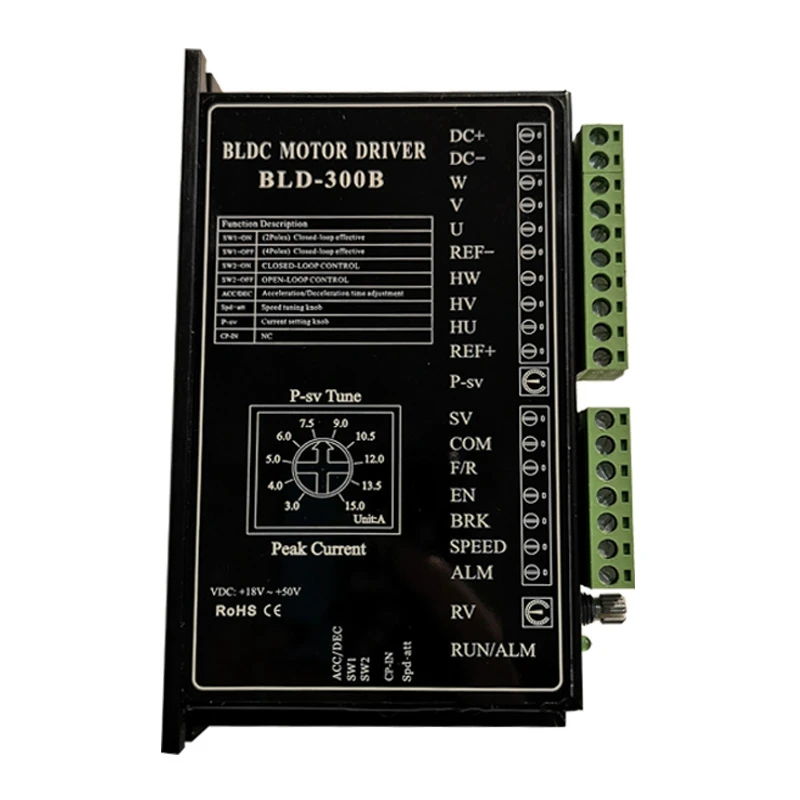 24V 36V48V BLDC мотор драйвер 300W 18V-50V DC бесщеточный двигатель постоянного тока драйвера