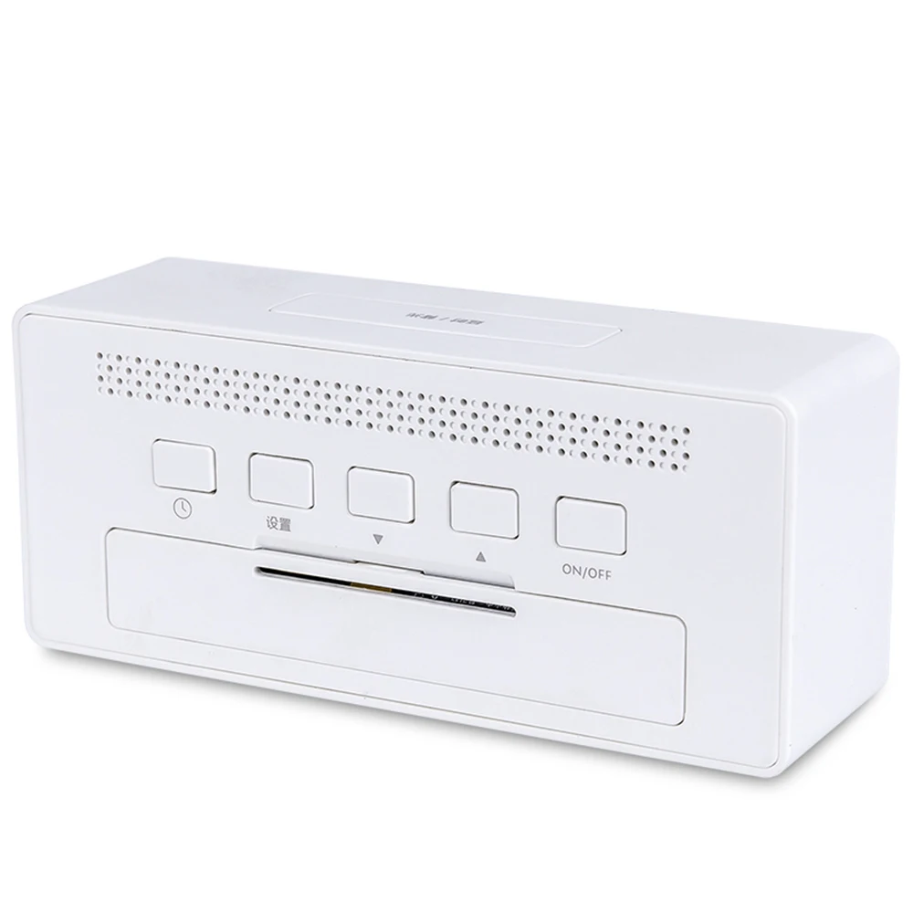 

Urallife Nusign LED Alarm Clock Digital Electronic Time Temperature Calendar Tablelarm Clock USB Charging Student Desk Clocks