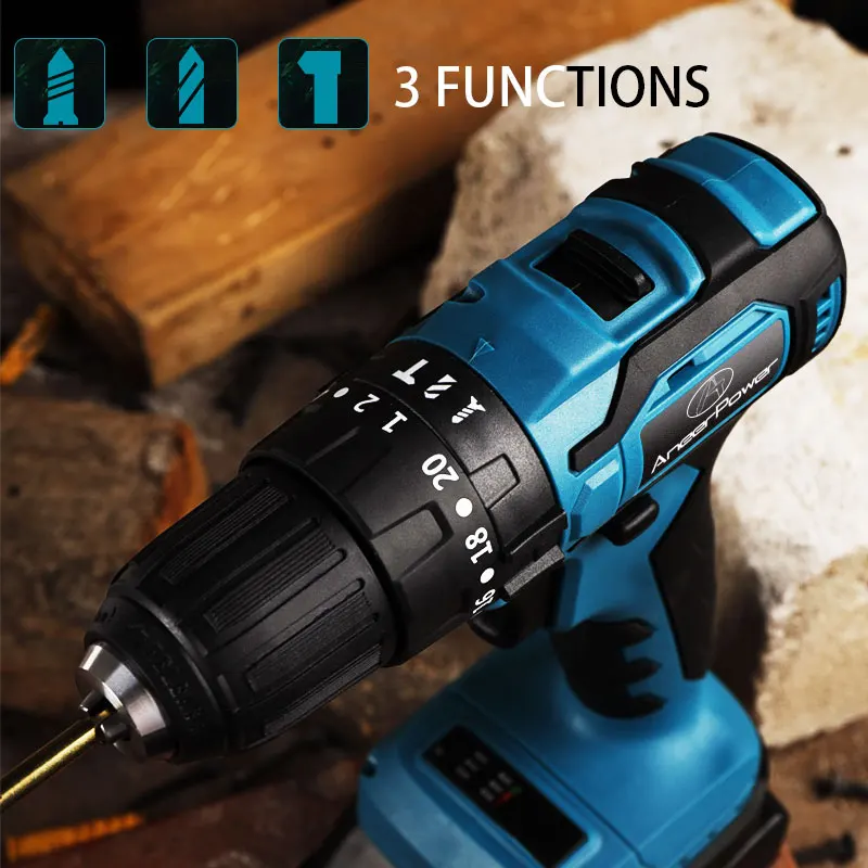 Бесщеточная дрель аккумуляторная отвертка электрическая беспроводная 18 в