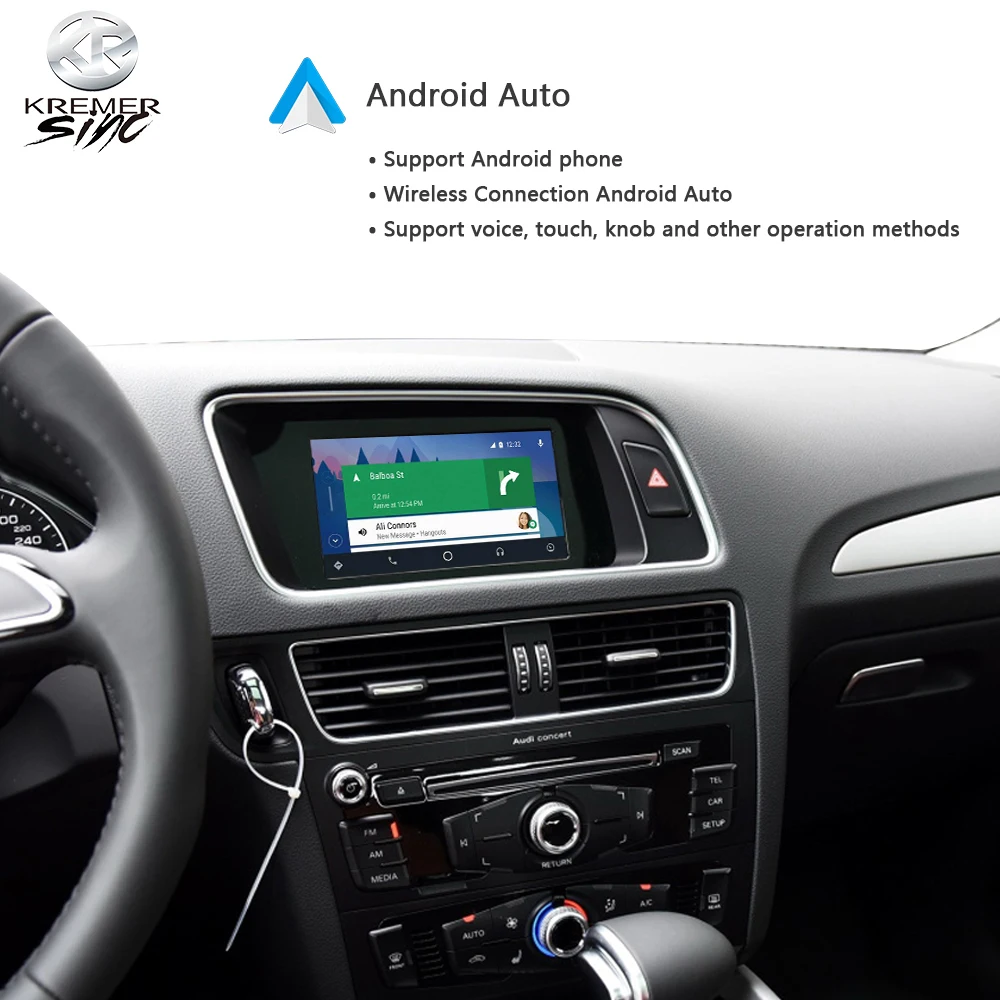 Беспроводной Apple CarPlay Android Авто модернизация для Audi Q1 Q2 Q3 Q5 Q7 Mirror Link MMI2G MMI3G MIB B8 B9 |