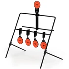 Горячая Распродажа 5 мишеней, самовосстанавливающийся вращающийся пневматический пистолет, Металлический Набор мишеней для стрельбы, для тренировокигр