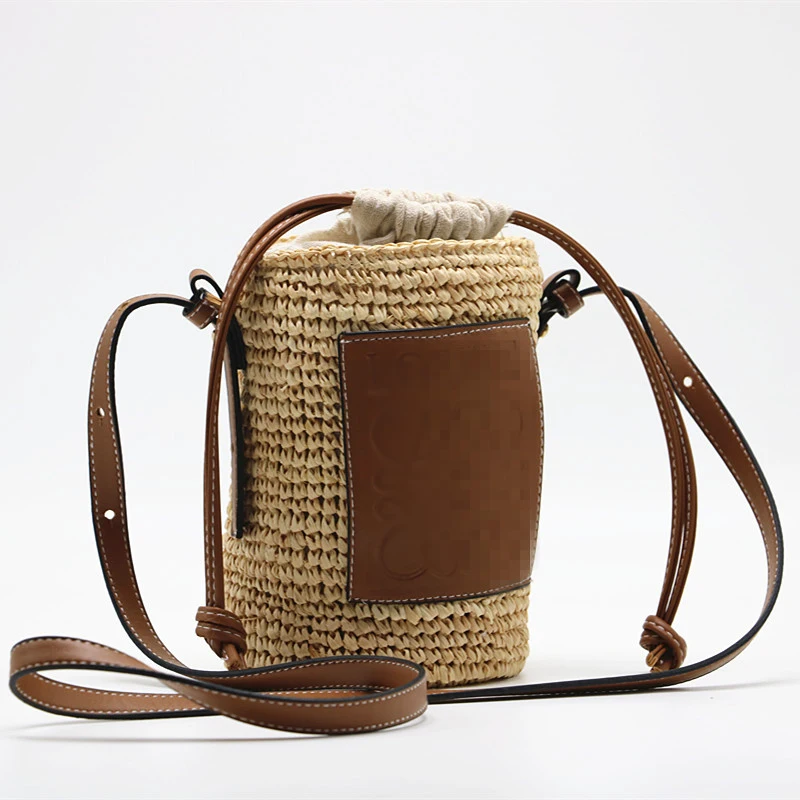 

The New Rafi Grass Straw One-shoulder Slant Women's Woven Bag Beach Bag for Women 2021 Straw Bags for Women