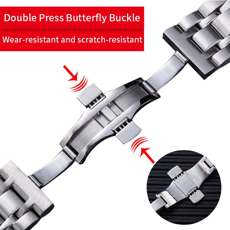 Seure Durable Stainless Steel Wrist Bracelet for Tissot Couturier 1853 T035 T035617 Watch Band Man 22/23/24mm +INSTALL TOOLS