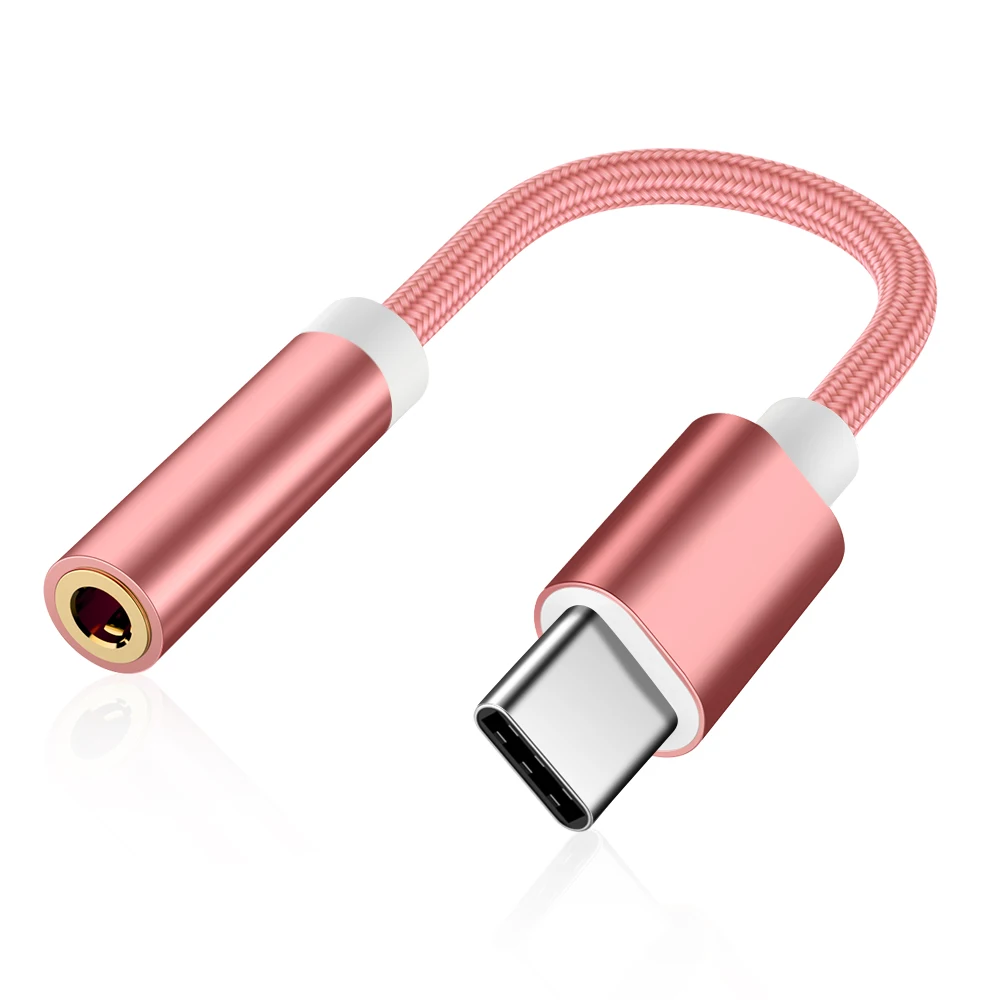 Переходник для наушников с разъемом Type C на 3 5 мм USB AUX адаптер Samsung Huawei Mate 20 Xiaomi