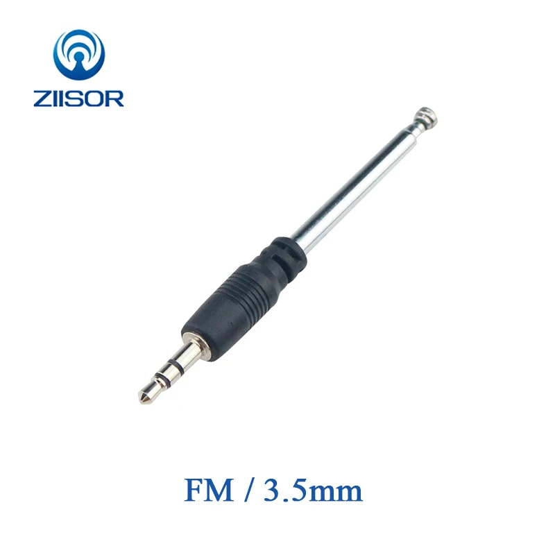 Z131-SFMYP 2 шт FM радио антенна мобильный телефон сотовый телефон Радио телескопическая Выдвижная антенна 3,5 мм разъем антенна Ziisor Z200-B100YB - Цвет: Z131-SFMYP