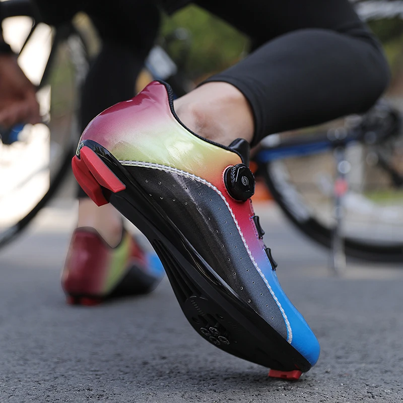 

The Latest Bicycle Shoes Men's SPD Road Bike Shoes Women's Outdoor Sports Ultralight Couple Self-locking Racing Shoes Size37-48#