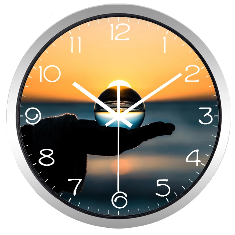 Красивые настенные часы со звездным ночным небом тихие для гостиной и спальни |