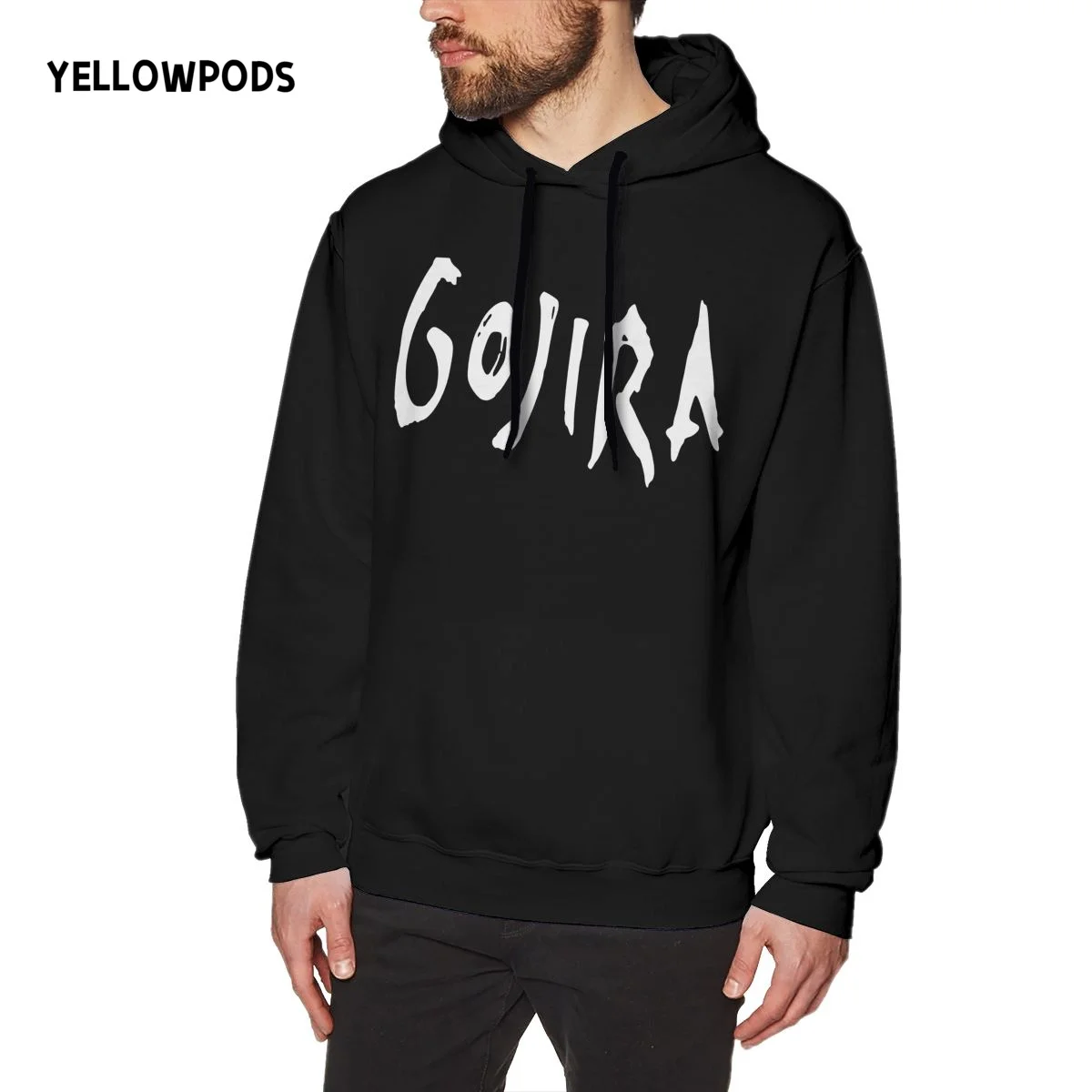 

Yellowpods-Gojira Men's Hoodies Male Casual Hoodies weatshirts Men's Solid Color Hoodies Tops
