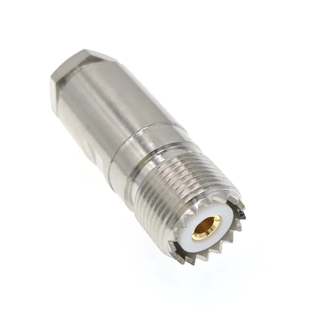 UHF Женский SO239 зажим RG58 LMR195 RG400 RG142 RF разъем
