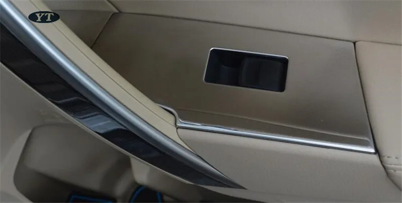 Автомобильный внутренний стеклоподъемник Кнопка накладка наклейка для toyota corolla, ABS хром
