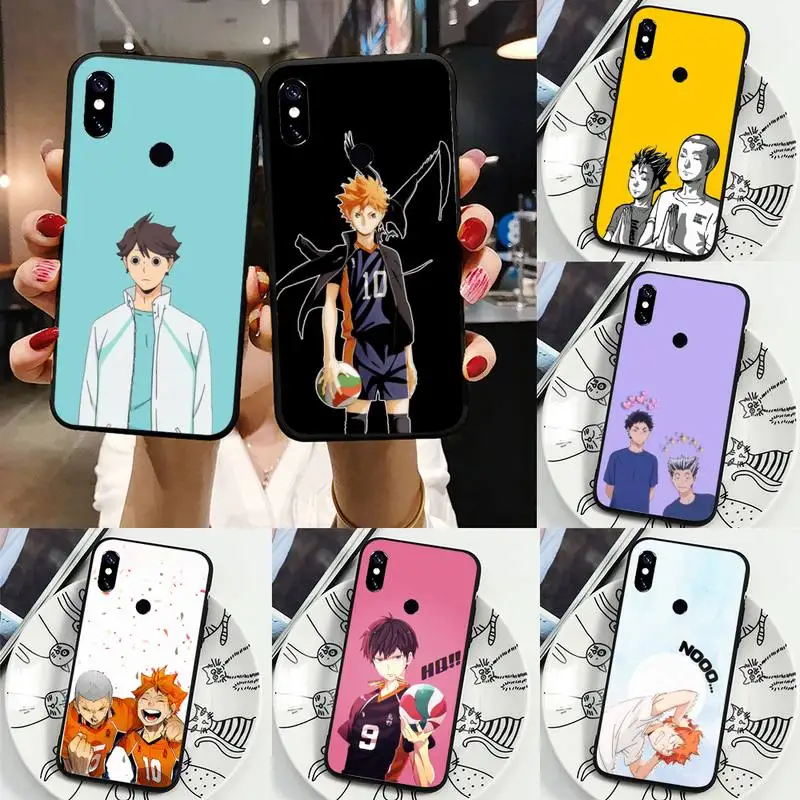 

Haikyuu volleyball anime Japan Phone Case For Xiaomi Redmi note 7 8 9 t s 10 pro A2 lite Pocophone F1