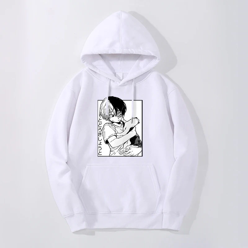 

Мужская толстовка из ткани оверсайз с принтом героев мультфильма «Моя геройская Академия»